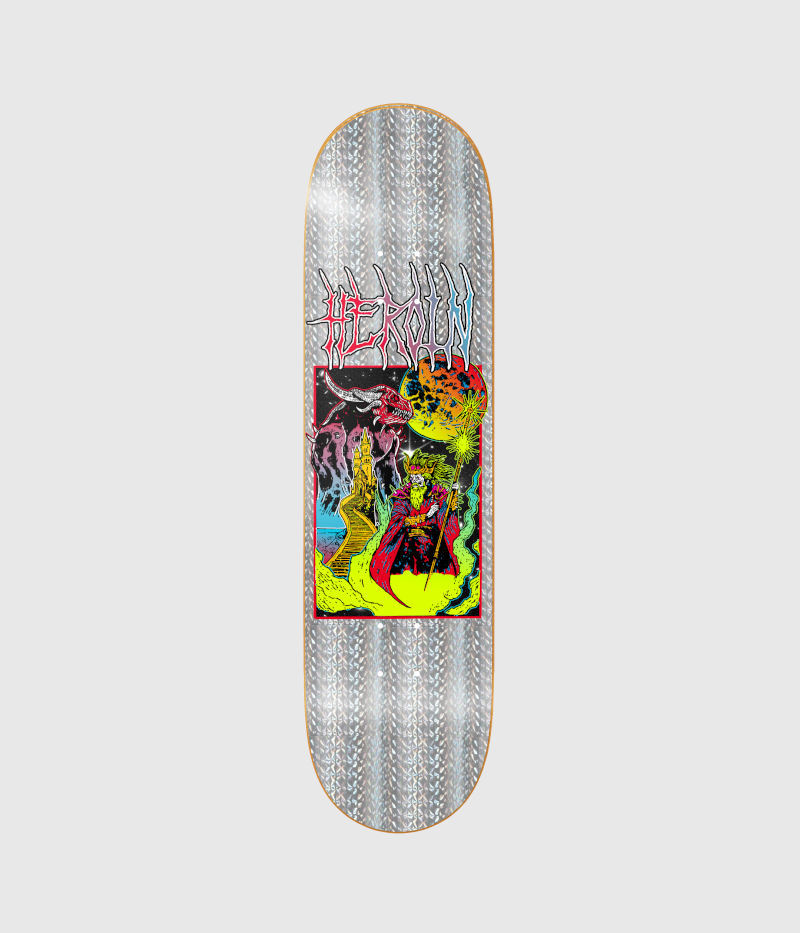 Heroin Skateboards Dalton Hellscape Skateboard Deck 9"
