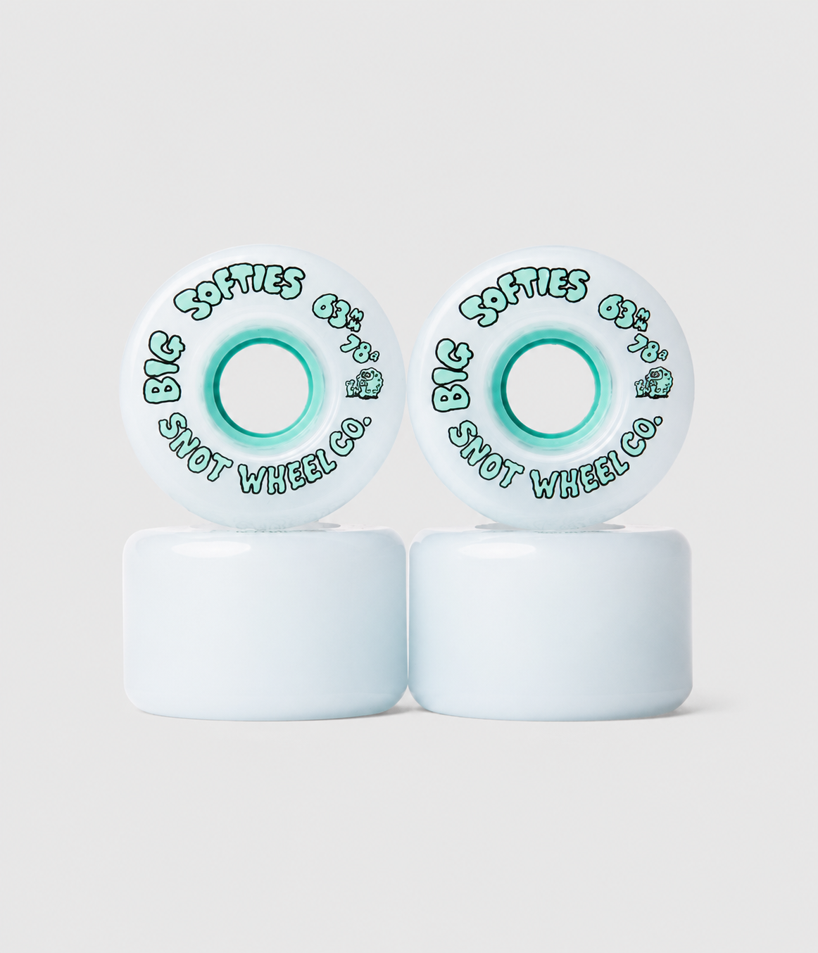Snot Wheels Co Big Softies 78a Skateboard Wheel 63mm