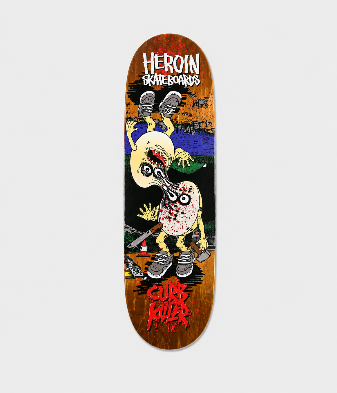 Heroin Skateboards 'Curb Killer' Merged Razor Egg 10"