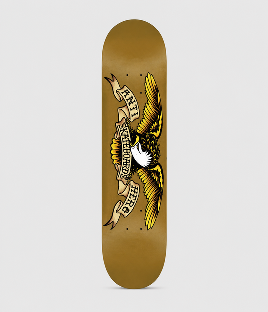 Anti Hero Classic Eagle Khaki Skateboard Deck 8.06"