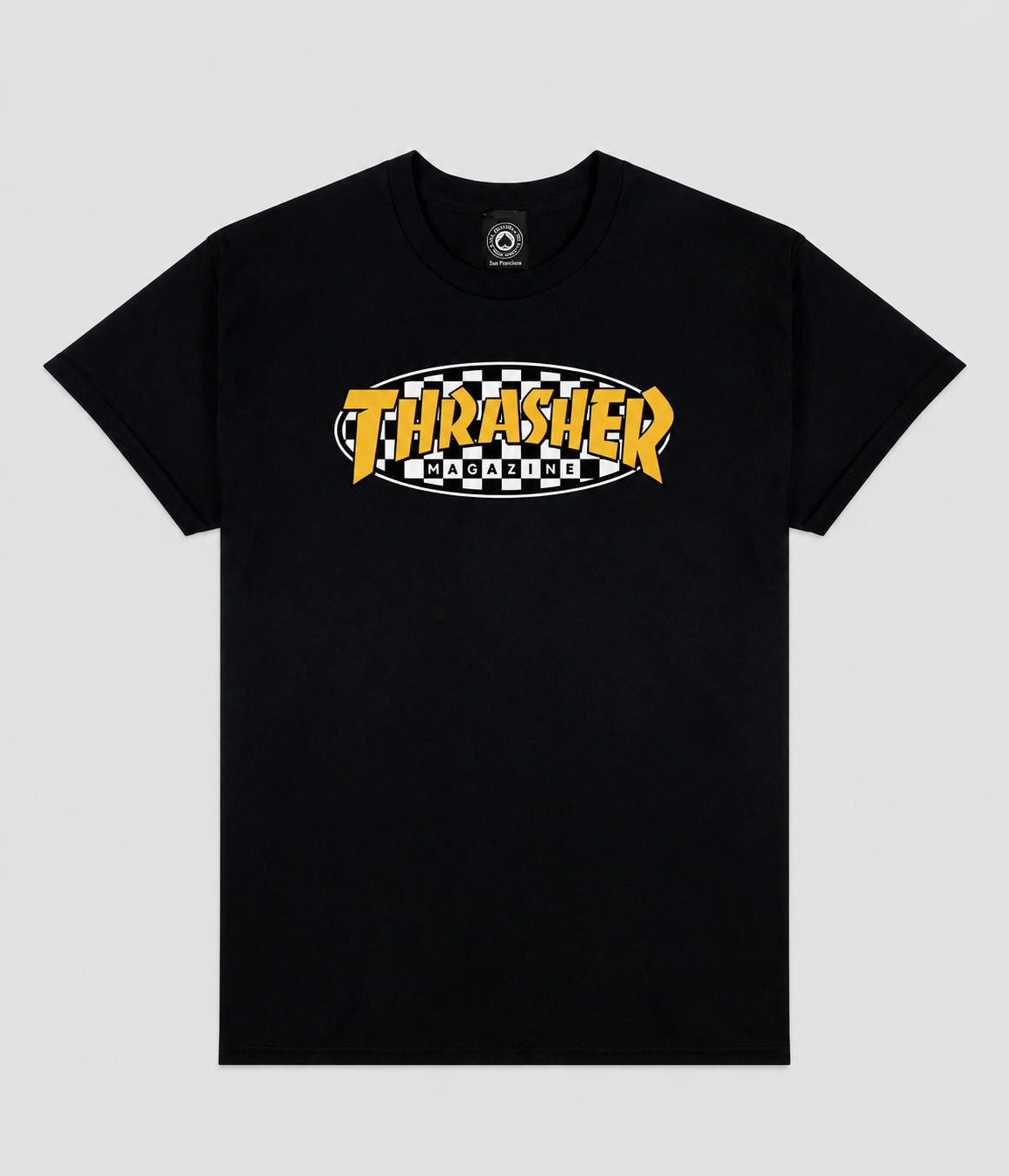 Thrasher Checkered Oval logo T-Shirt