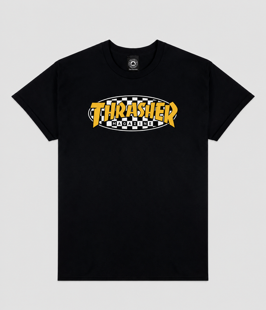 Thrasher Checkered Oval logo T-Shirt