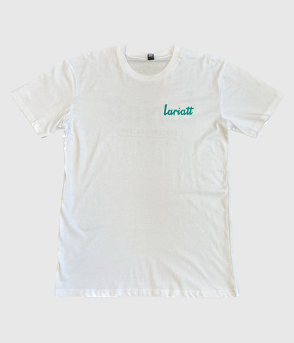 Lariatt Classic Youth Skate Tee White