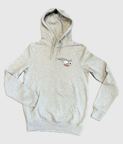 Lariatt x Alban Tattoo Co Cowboy Hoodie Grey