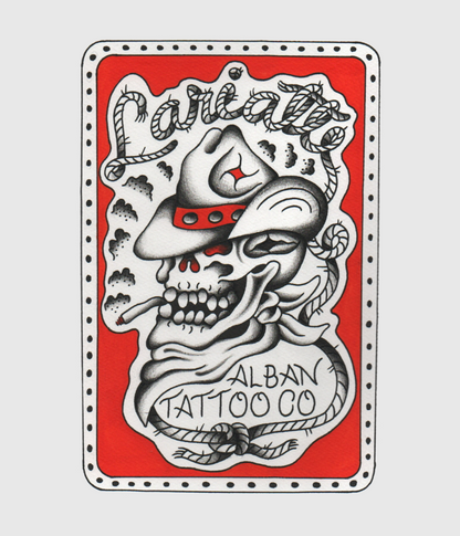 Lariatt x Alban Tattoo Co Cowboy Print