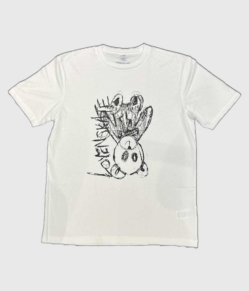 Lovenskate "Bear Logo" Tee White