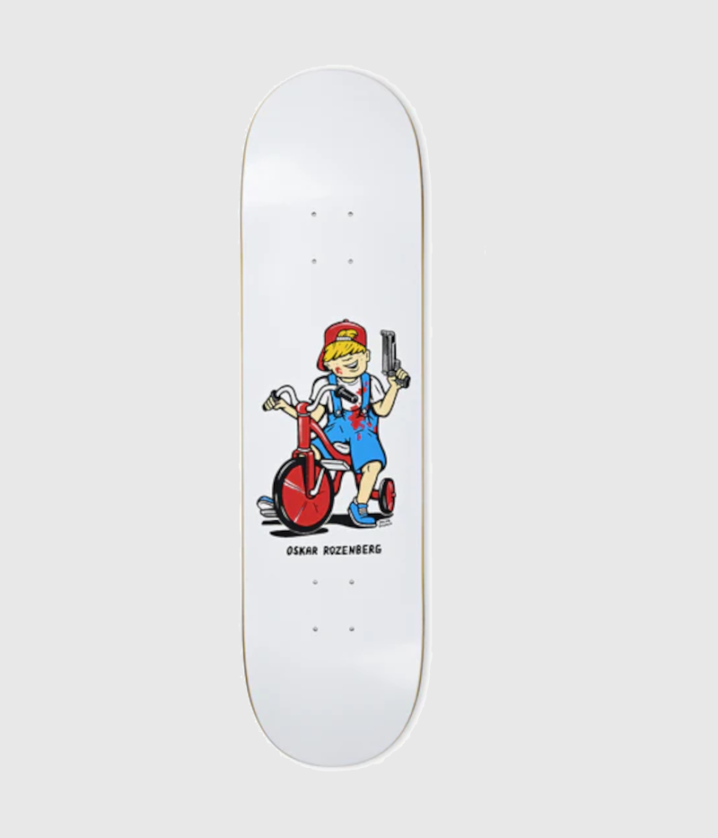 Polar Skate Co Oskar Rozenberg - Tricycle Skateboard Deck 8.25"
