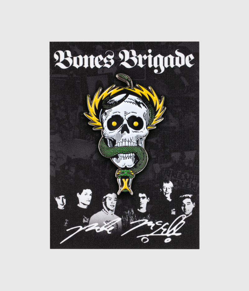 Powell Peralta Bones Brigade Mike McGill Lapel Pin