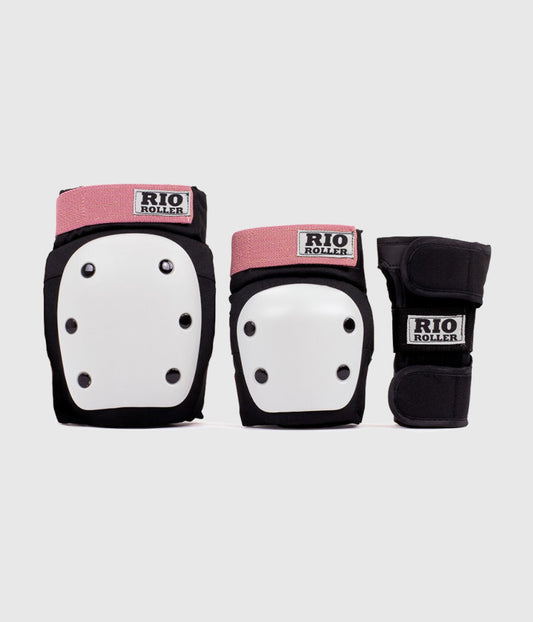 Rio Roller Triple Pad Set Black/Rose
