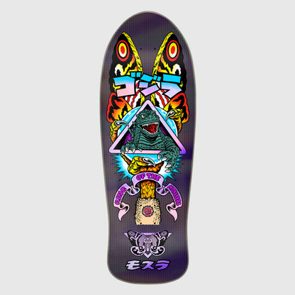 Santa Cruz Godzilla Mothra Natas Skateboard Deck 10.538"