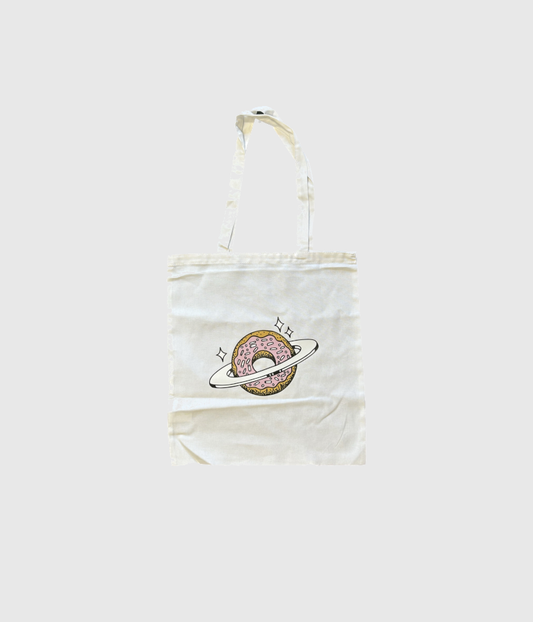 Skateboard Cafe Planet Donut Tote Bag