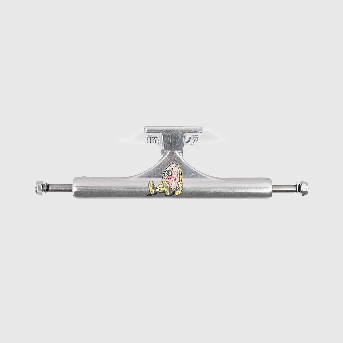 Slappy Trucks ST1 Inverted Curb Killer Skateboard Trucks Polished 10"