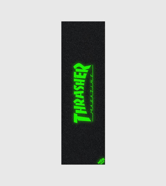 MOB Thrasher Glow Logo Griptape Sheet 10"