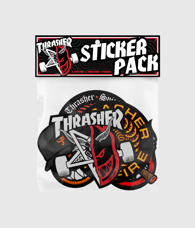 Thrasher x Spitfire Sticker Pack (Multi)