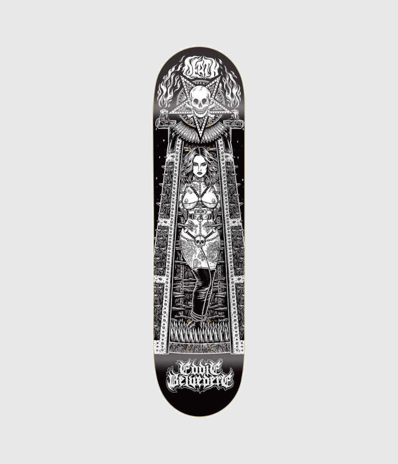 Death Skateboards Eddie Belvedere Maiden Skateboard Deck 8.5"