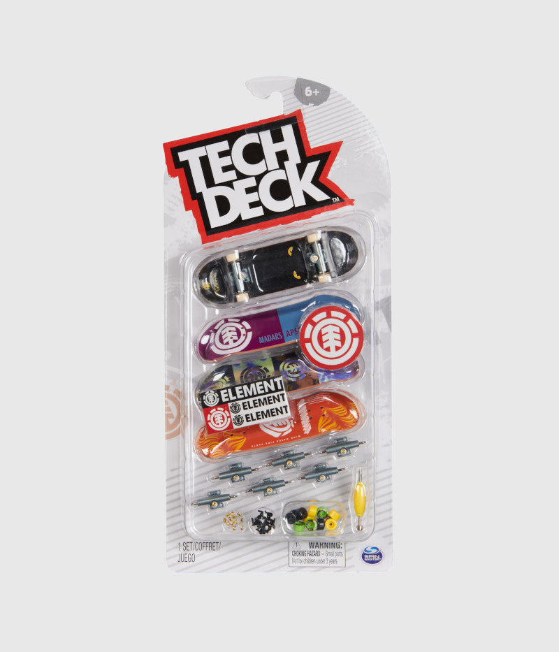 Tech Deck Element Deluxe Four Pack