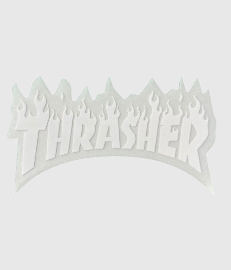 Thrasher Skateboard Magazine Flame Logo Sticker 3"