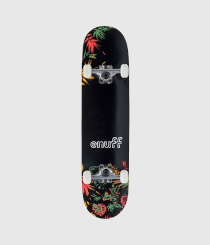 Enuff Skateboards Floral Complete Skateboard Orange 7.75"