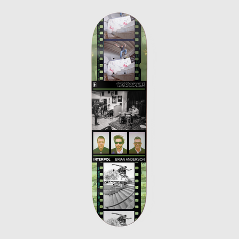 Girl Skateboards Atiba x Interpol One Off Brian Anderson Skateboard Deck 8.5"