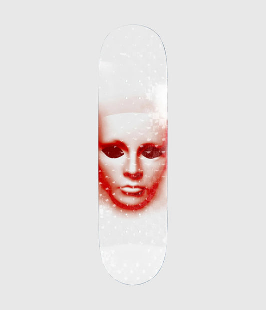 Opera Face EX7 White Hologrpahic Skateboard Deck 8.5"