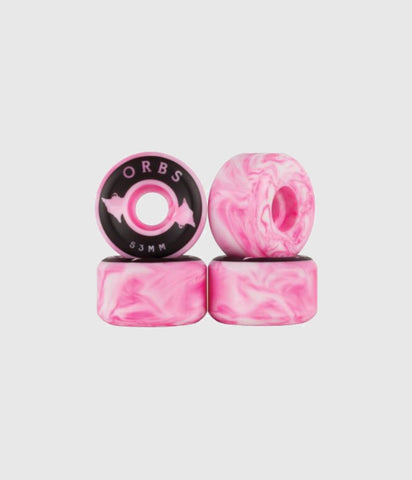Orbs Specter Swirls Skateboard wheel Pink/white 53mm