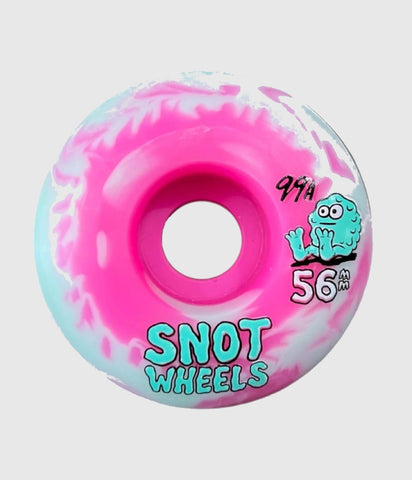 Snot Swirls Pink/ White Skateboard Wheels 56mm 99A
