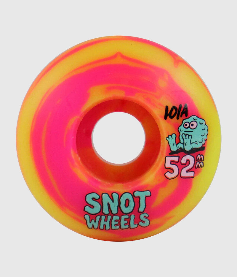 Snot Wheels Pink/ Yellow Swirl 101a 52mm