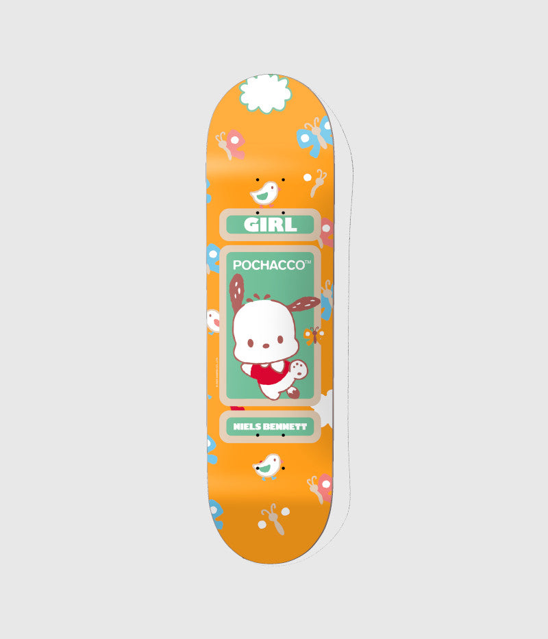 Girl Skateboards x Hello Kitty and Friends Tyler Pacheco Skateboard Deck 8"