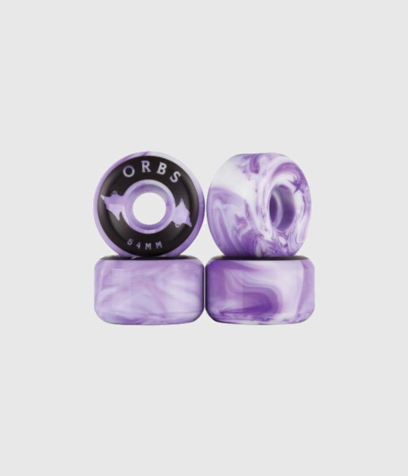 Orbs Specter Swirls Skateboard wheel Purple/white 54mm