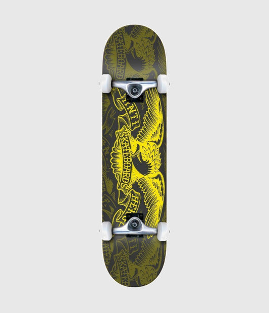 Anti Hero Repeater Eagle Black/ Yellow Complete 8"