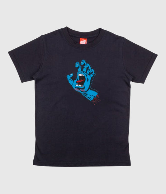 Santa Cruz Screaming Hand Youth T-Shirt Black