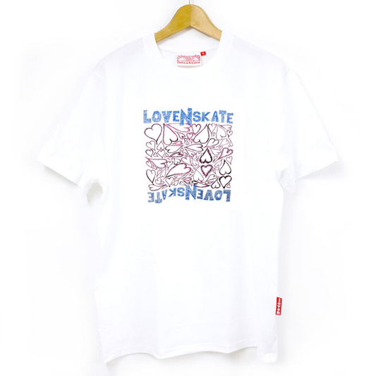 Lovenskate ‘Scribble Heart’ White Tee