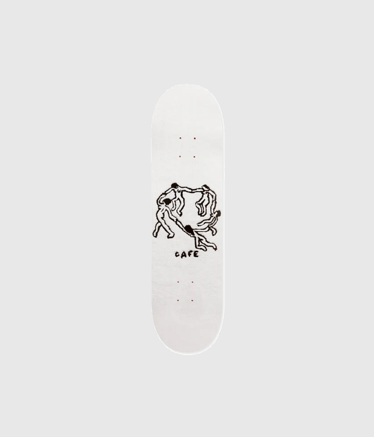 Skateboard Cafe Dance Circle by April Rugs Skateboard Deck 8.25"