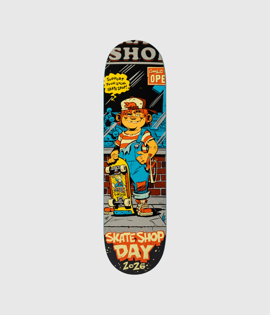 DLX Shop Keeper Deck SSD 26 Skateboard Deck 8.25"