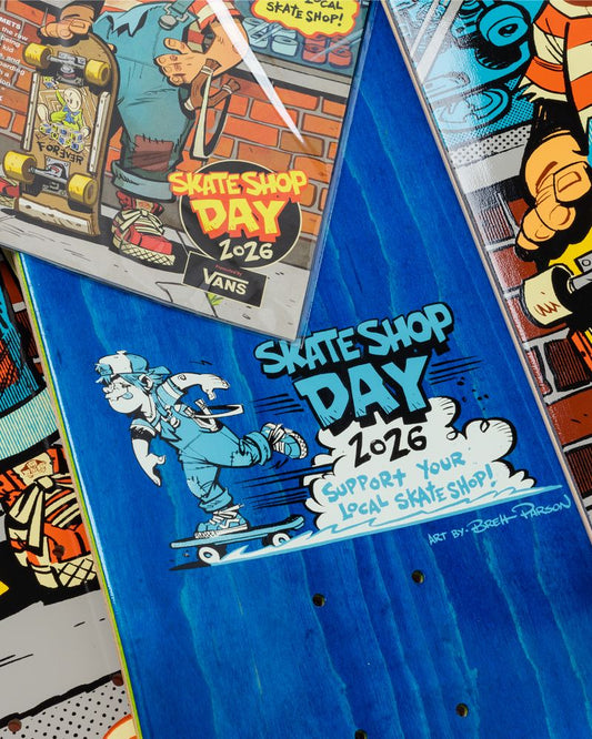 DLX Shop Keeper Deck SSD 26 Skateboard Deck 8.25"