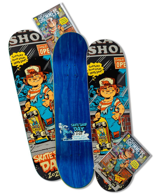DLX Shop Keeper Deck SSD 26 Skateboard Deck 8.5"