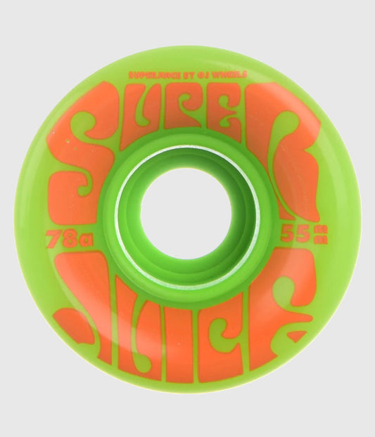OJ Mini Super Juice Green 78a Soft Skateboard Wheels 55 MM