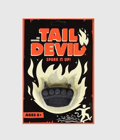 Tail Devil Skateboard Spark Plate - Black