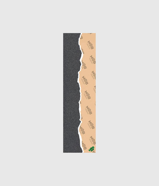 MOB Torn Vertical 9" Grip Tape Sheet - Black/Clear