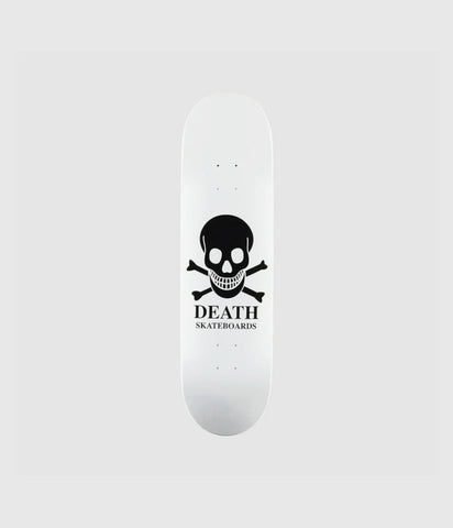 Death Skateboards OG white Skull Deck 8.375"