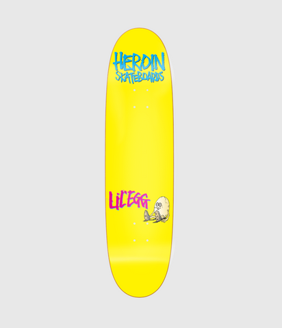 Heroin Skateboards Lil Egg Skateboard Deck 7.9"