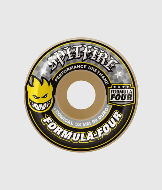 Spitfire Formula Four Conical 99DU Skateboard Wheels 52mm