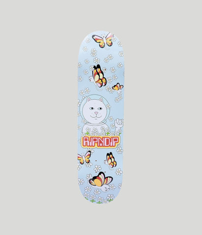 RIPNDIP Lavender Butterfly Skateboard Deck 8"