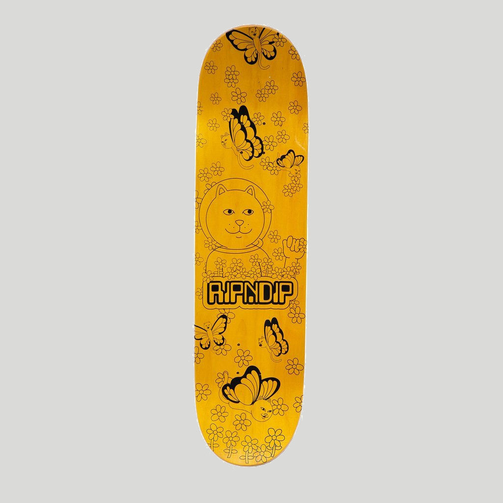RIPNDIP Lavender Butterfly Skateboard Deck 8"