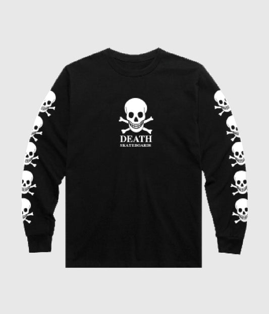 Death Skateboards OG Skull Longsleeve T-Shirt Black