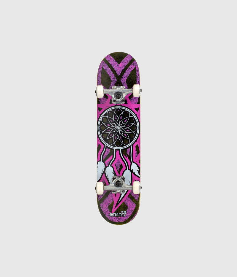 Enuff Dreamcatcher Complete Skateboard Grey/Pink 7.75"