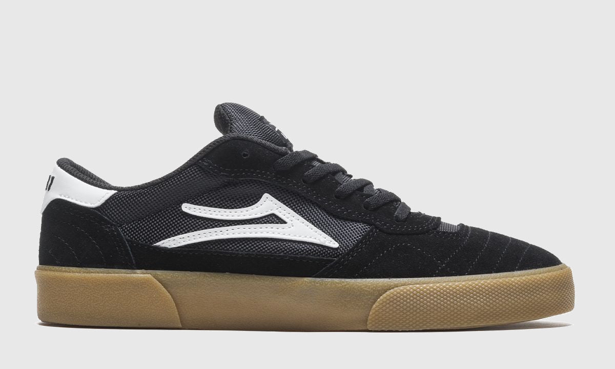 Lakai Cambridge Skate Shoes Black/Gum Suede