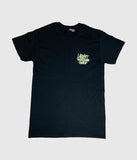 Lariatt Fos Script T-Shirt Black/ Glow In The Dark