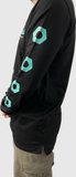 Lariatt "Bolts" Long Sleeve T-Shirt Black