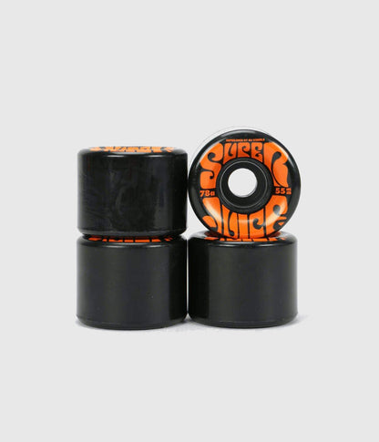 OJ Mini Super Juice Black 78a Soft Skateboard Wheels 60 MM